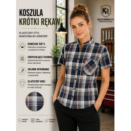 Koszula Bawełniana krótki rękaw