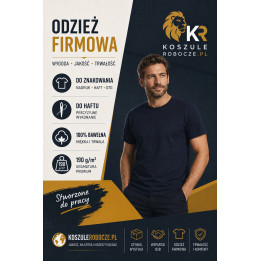 T-SHIRT PREMIUM 190 g/m²-granatowy