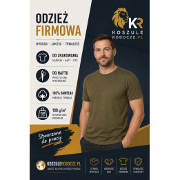 T-SHIRT PREMIUM 190 g/m²-Khaki