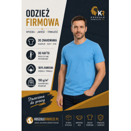 T-SHIRT PREMIUM 190 g/m²-Azzure