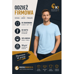 T-SHIRT PREMIUM 190 g/m²-Sky Blue