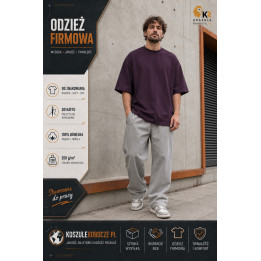 T-shirt 200 g/m² Over Size Future Dark