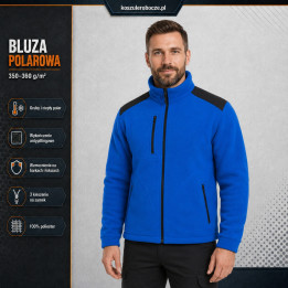 Bluza polarowa 350–360 g/m² ze wzmocnieniami